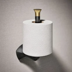 Vertical toilet paper holder
