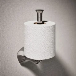 Vertical toilet paper holder