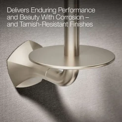 Vertical toilet paper holder