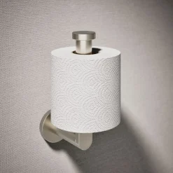 Vertical toilet paper holder