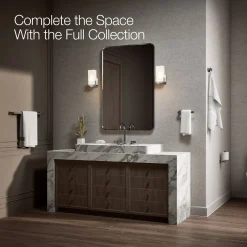 Vertical toilet paper holder