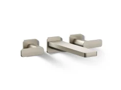 Wall-mount bath faucet trim