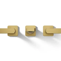 Wall-mount bath faucet trim
