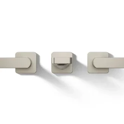 Wall-mount bath faucet trim