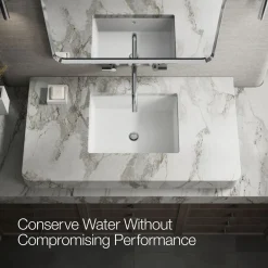 Wall-mount bathroom sink faucet spout with Tube design, 1.2 gpm