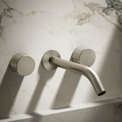 Wall-mount bathroom sink faucet Oyl handle trim
