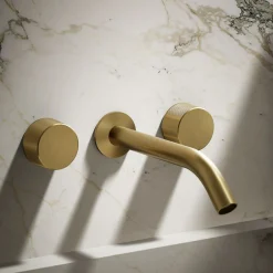 Wall-mount bathroom sink faucet Oyl handle trim