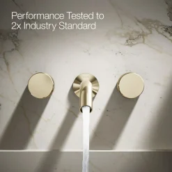 Wall-mount bathroom sink faucet Oyl handle trim