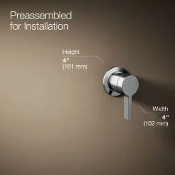 Wall-mount bathroom sink faucet handle