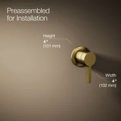 Wall-mount bathroom sink faucet handle