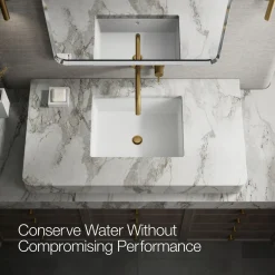Wall-mount bathroom sink faucet handle