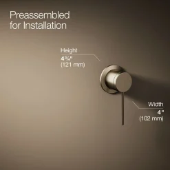 Wall-mount bathroom sink faucet handle