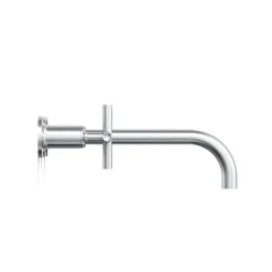 Wall-mount bathroom sink faucet trim with Cross handles, 1.2 gpm