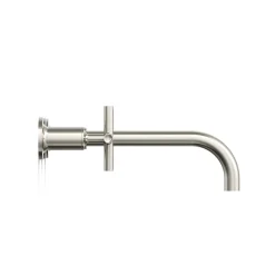 Wall-mount bathroom sink faucet trim with Cross handles, 1.2 gpm