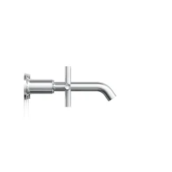 Wall-mount bathroom sink faucet trim with Cross handles, 1.2 gpm
