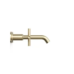 Wall-mount bathroom sink faucet trim with Cross handles, 1.2 gpm