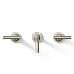 Wall-mount bathroom sink faucet trim with Lever handles, 1.2 gpm