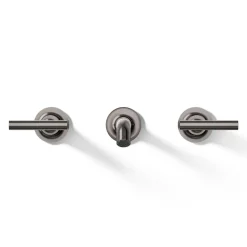 Wall-mount bathroom sink faucet trim with Lever handles, 1.2 gpm