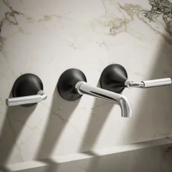 Wall-mount bathroom sink faucet trim, 1.2 gpm