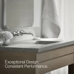Wall-mount bathroom sink faucet trim, 1.2 gpm