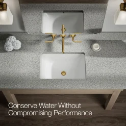 Wall-mount bathroom sink faucet trim, 1.2 gpm