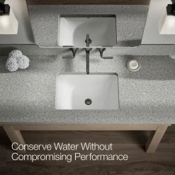 Wall-mount bathroom sink faucet trim, 1.2 gpm