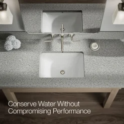 Wall-mount bathroom sink faucet trim, 1.2 gpm