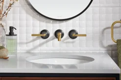 Wall-mount bathroom sink faucet trim, 1.2 gpm