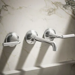 Wall-mount bathroom sink faucet trim, 1.2 gpm