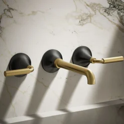 Wall-mount bathroom sink faucet trim, 1.2 gpm