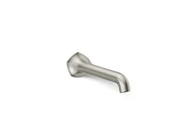 Wall-mount bathroom sink faucet spout with Straight design, 1.2 gpm
