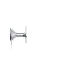 Wall-mount bathroom sink faucet Cross handle trim, 1.2 gpm