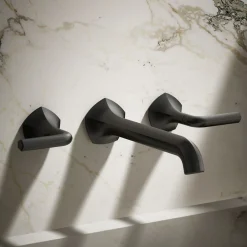 Wall-mount bathroom sink faucet Lever handle trim, 1.2 gpm