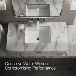 Wall-mount bathroom sink faucet trim, 1.2 gpm