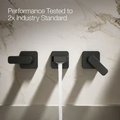 Wall-mount bathroom sink faucet trim, 1.2 gpm