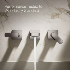 Wall-mount bathroom sink faucet trim, 1.2 gpm