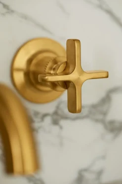 Wall-mount bathroom sink faucet trim, 1.2 gpm