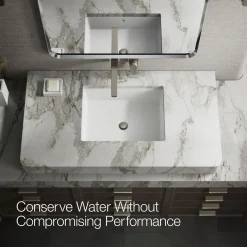 Wall-mount bathroom sink faucet, 1.2 gpm