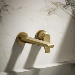Wall-mount bathroom sink faucet, 1.2 gpm