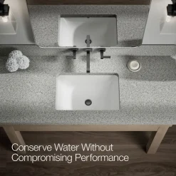 Wall-mount bathroom sink faucet trim, 1.2 gpm