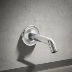 Wall-mount bath spout