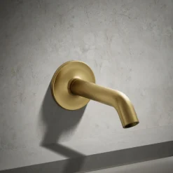 Wall-mount bath spout