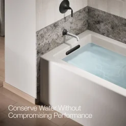 Wall-mount bath spout