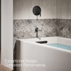 Wall-mount bath spout
