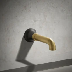 Wall-mount bath spout