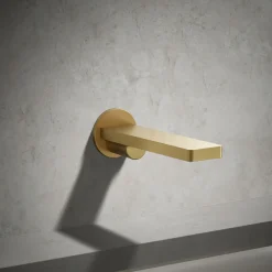 Wall-mount bath spout
