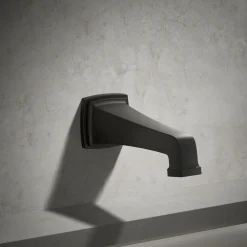 Wall-mount bath spout
