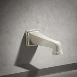 Wall-mount bath spout