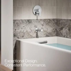 Wall-mount bath spout