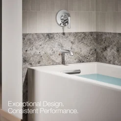 Wall-mount bath spout